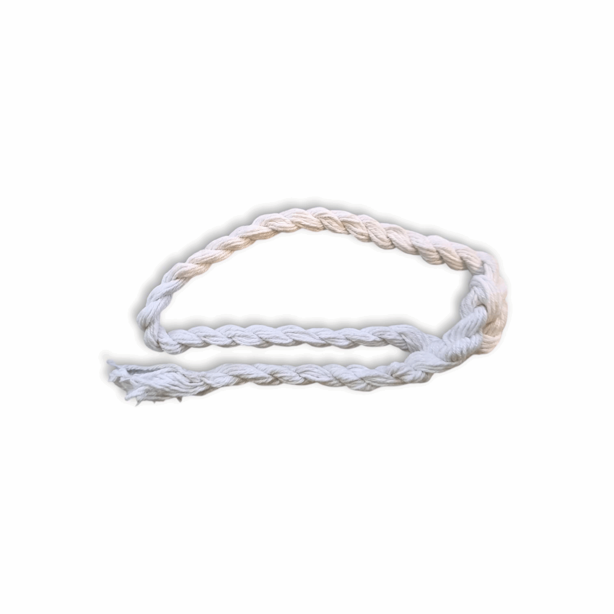 White Cotton Janeu Thread - Cotton Janeu Sacred Brahmin Thread for Puja - Single Piece