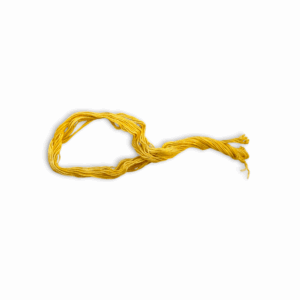 Yellow Cotton Janeu Thread - Cotton Janeu Sacred Brahmin Thread for Puja - Single Piece