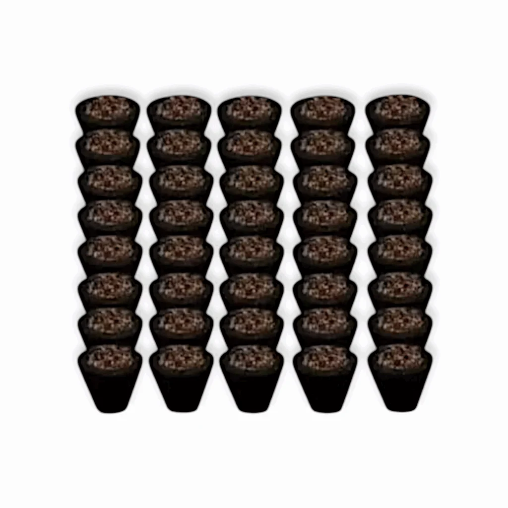 Sambrani Dhoop Cups - Lobhan Guggul Dhoop Cups - Lobhan Guggul Havan Pooja Samagri - Pack of 24 pieces