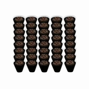 Sambrani Dhoop Cups - Lobhan Guggul Dhoop Cups -  Lobhan Guggul Havan Pooja Samagri - Pack of 24 pieces