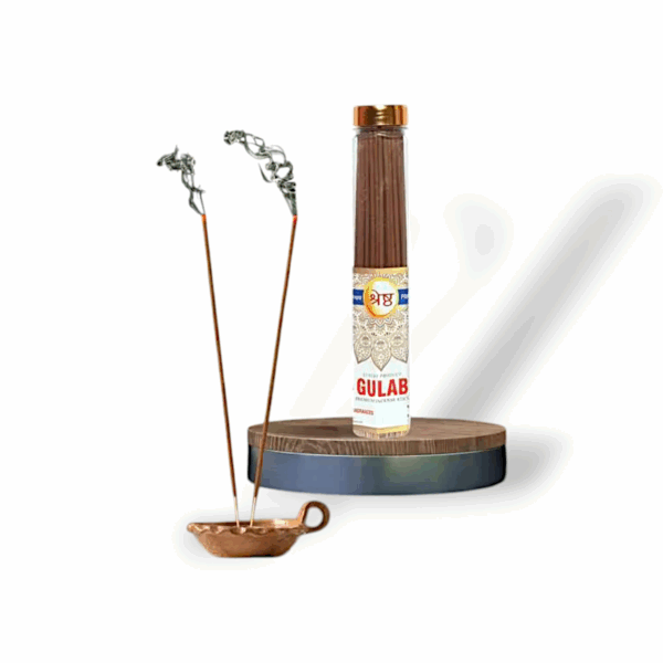 Rose, Sandal, Mogra, Kasturi Incence Sticks Agarbatti - Natural Herbs & Aromatic Ingredients - for Puja, Yoga, Meditation, Agarbatti 100x4 = 400 gm - Image 4