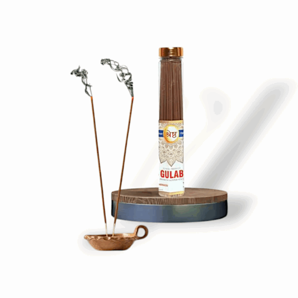 Rose, Sandal, Mogra, Kasturi Incence Sticks Agarbatti - Natural Herbs & Aromatic Ingredients - for Puja, Yoga, Meditation, Agarbatti 100x4 = 400 gm - Image 4