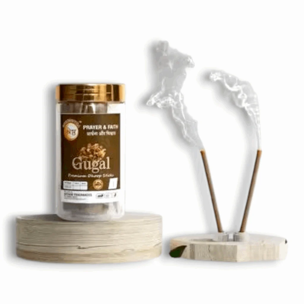 Sandal dry Dhoop Incence Agarbatti - Premium Kapur - Camphor Guggal Loban Chandan - (4X100G) - 400Gm - Image 3