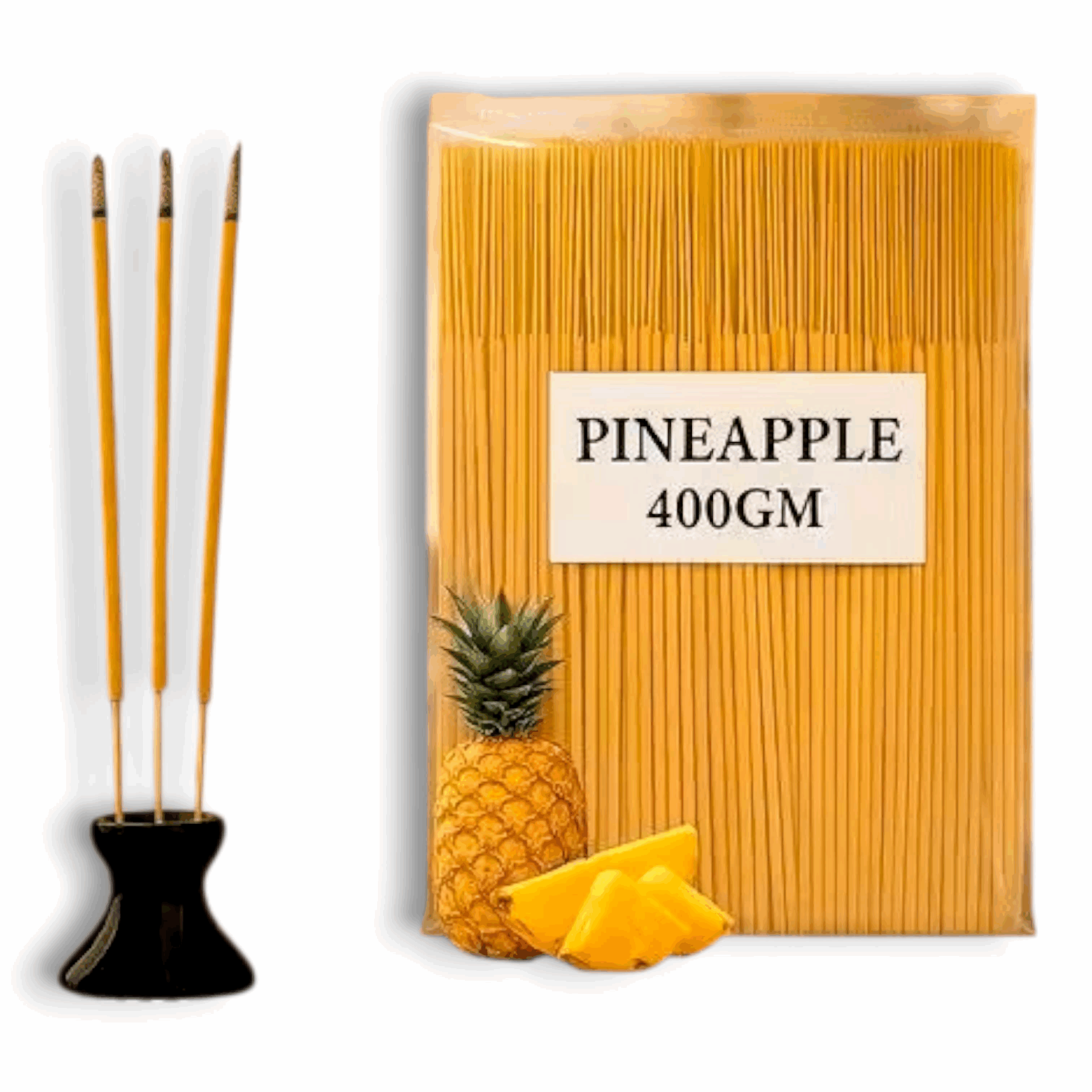 Pure Pineapple Scented Agarbatti - Pure & Floral Incense For Home, Temple & Relaxation - 400 Gm