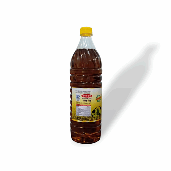 Yellow Blossom Kachi Ghani Mustard Oil - For Pooja Purpose 1L Mustard Oil - Image 2