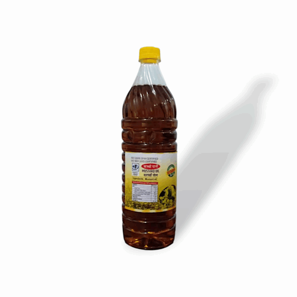 Yellow Blossom Kachi Ghani Mustard Oil - For Pooja Purpose 1L Mustard Oil - Image 2