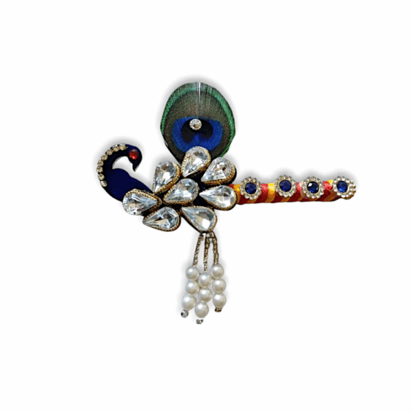 Laddu Gopal Bansuri - Krishna Flute - Janmashtami Special Bansuri for Laddu Gopal - Handmade Designer Bansuri for Krishna
