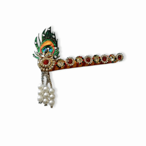Janmashtami Special Laddu Gopal Bansuri - Krishna Flute - Handmade Designer Basuri for Laddu Gopal