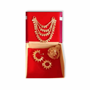 0 to 5 no Laddu Gopal Jewellery Combo - Gold Plated Jewellery Set Ladoo Gopal - Gold Plated Mukut Kankan Lohori