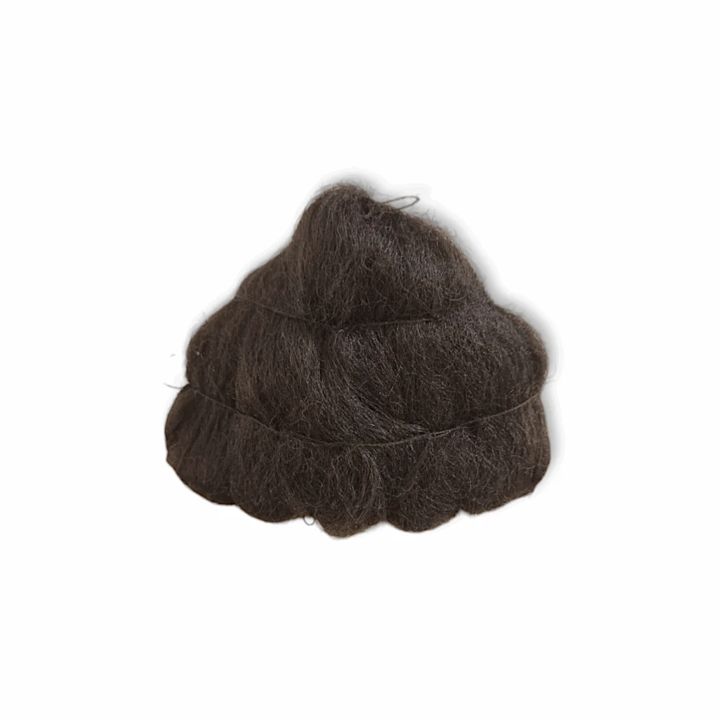 Laddu Gopal Hair - Cap Hair for Laddu Gopal - Bal Gopal Hair - Kanha Ji Hair - Krishna Hair - Cap Hair for Laddu Gopal Shringar - Set of 2