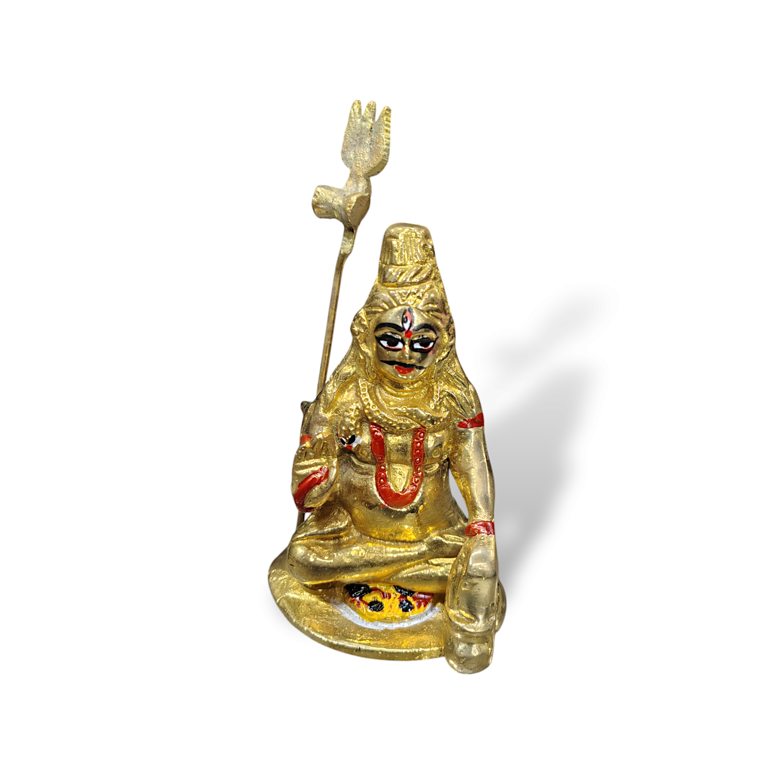 Pure Brass Bholenath Idol - Shiv Bhagwan - Mahadev Murti - Bholanath Idol for Pooja Purpose - Mahadev Murti Temple & Home Decoration