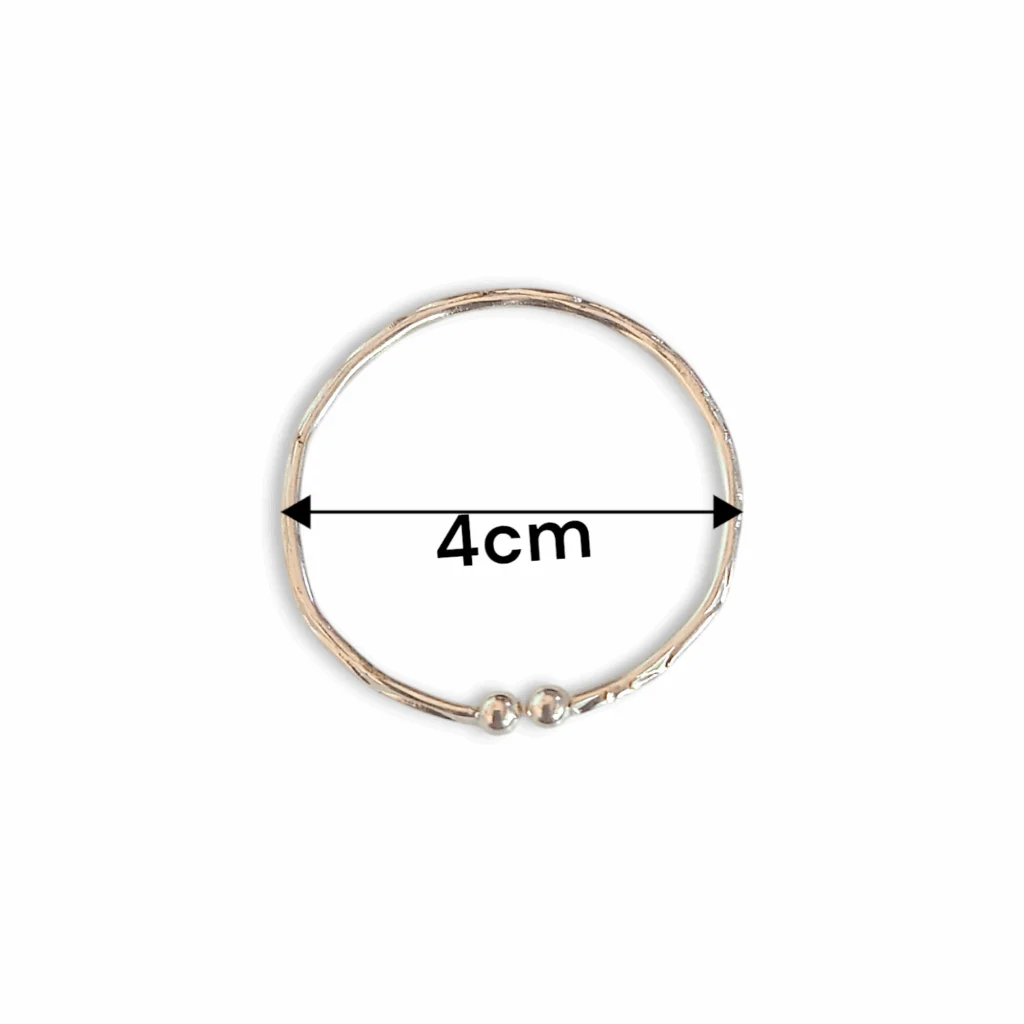 Kharu - Beautiful Design Baby Bangles - Kids Bangles - Kids Jewellery - Silver Colour Baby Bangles for Baby Girl & Baby Boy - Set of 2 - Image 3