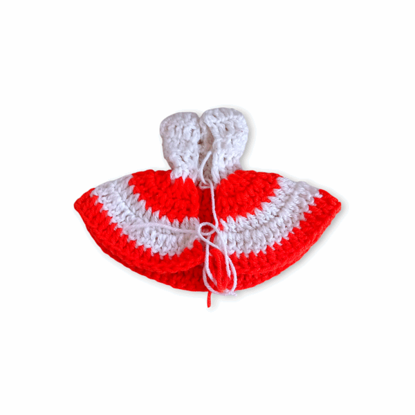 2 no. Nand Gopal Beautiful Woollen Dress - Laddu Gopal Winter Dress - Handcrafted Beautiful Woollen Dress for Laddu Gopal - Image 4