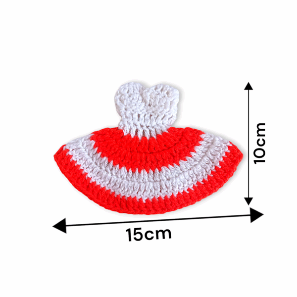 2 no. Nand Gopal Beautiful Woollen Dress - Laddu Gopal Winter Dress - Handcrafted Beautiful Woollen Dress for Laddu Gopal - Image 3