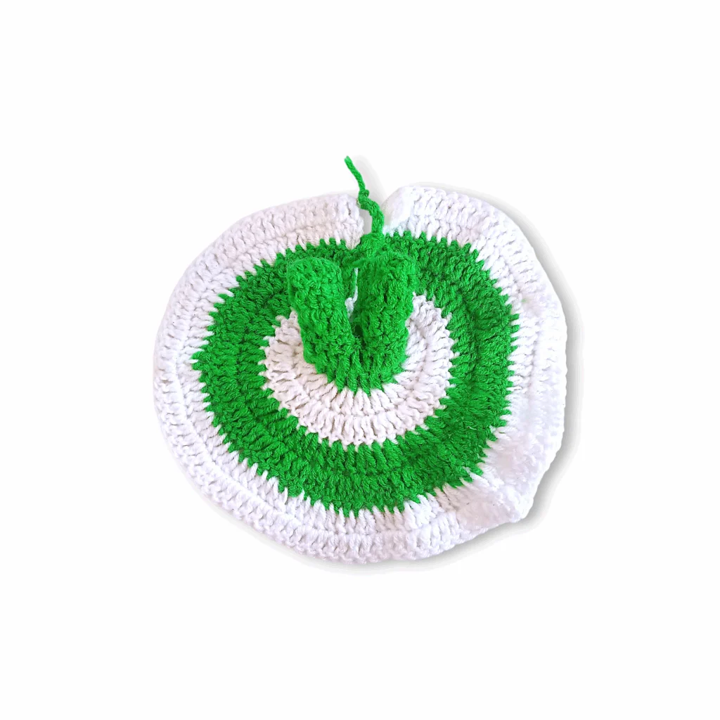3 no Laddu Gopal Winter Dress - Beautiful Woollen Dress for Nand Lala - Handcrafted Woollen Dress for Laddu Gopal Ji - White & Green Colour Dress