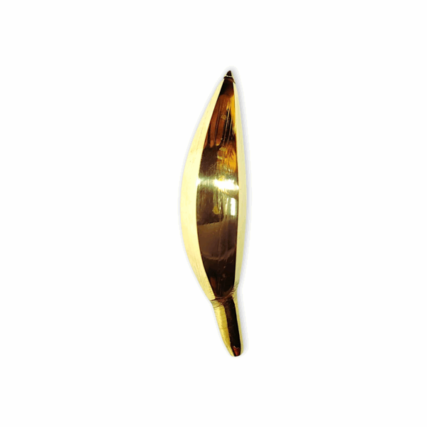 Pure Brass Banana - Pittal Kela - Brass Banana for Pooja - 4.4 inch Brass Banana - Image 3