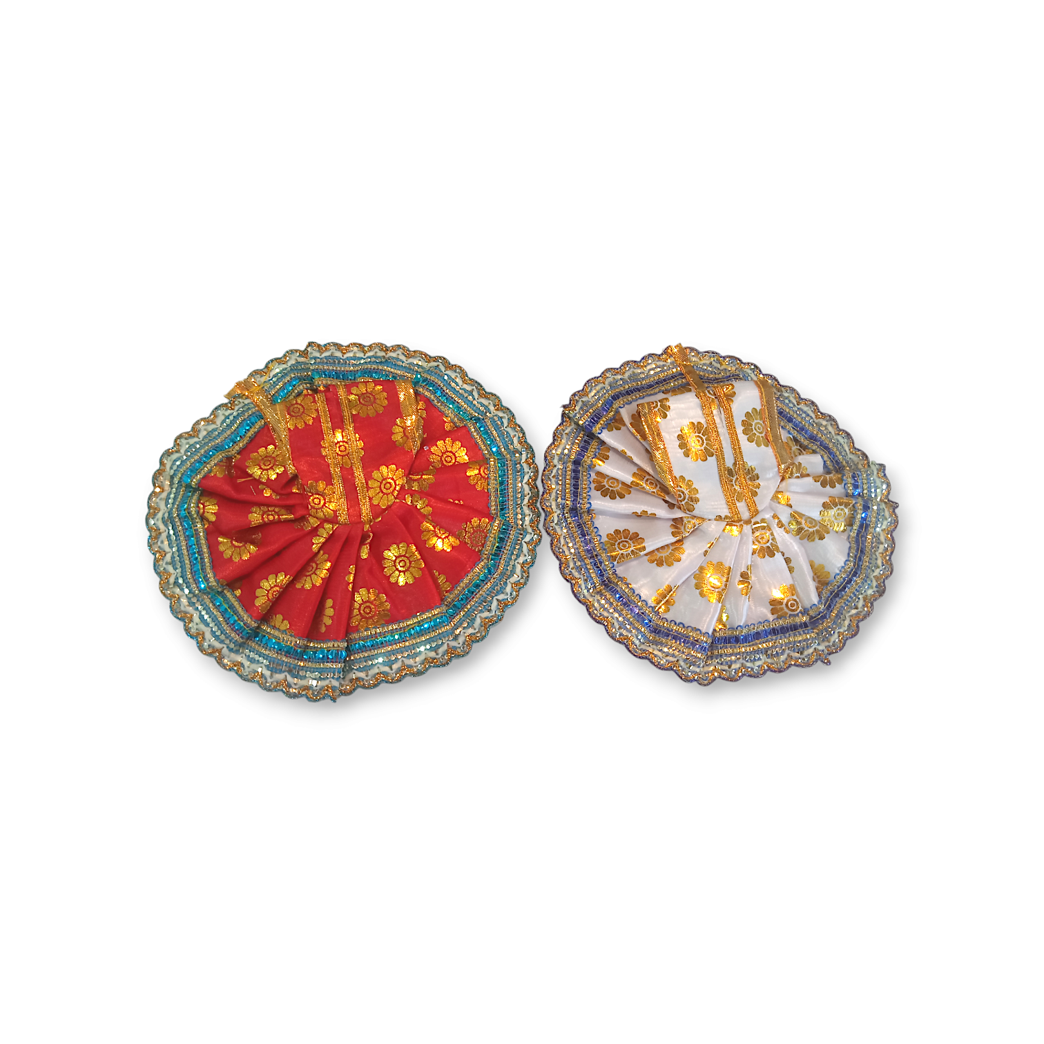 3 no Laddu Gopal Dress - Kanha Ji Dress - Handmade Beautiful Dress for Laddu Gopal Ji - Set of 2