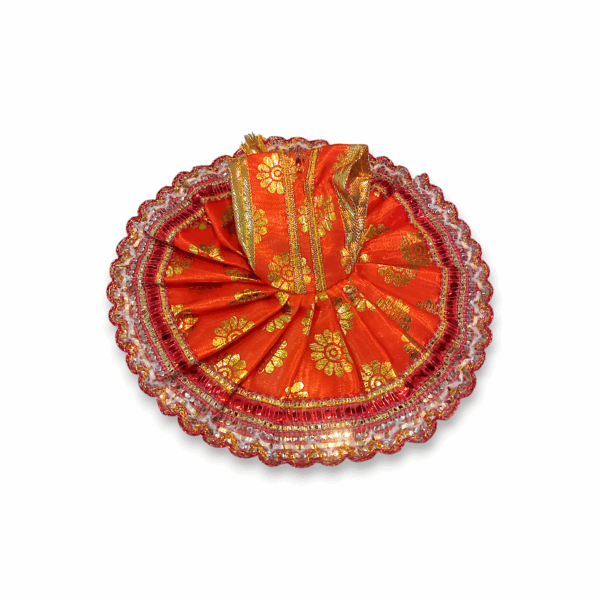 3 no Laddu Gopal Dress - Kanha Ji Dress - Handmade Beautiful Dress for Laddu Gopal Ji - Set of 2 - Image 2
