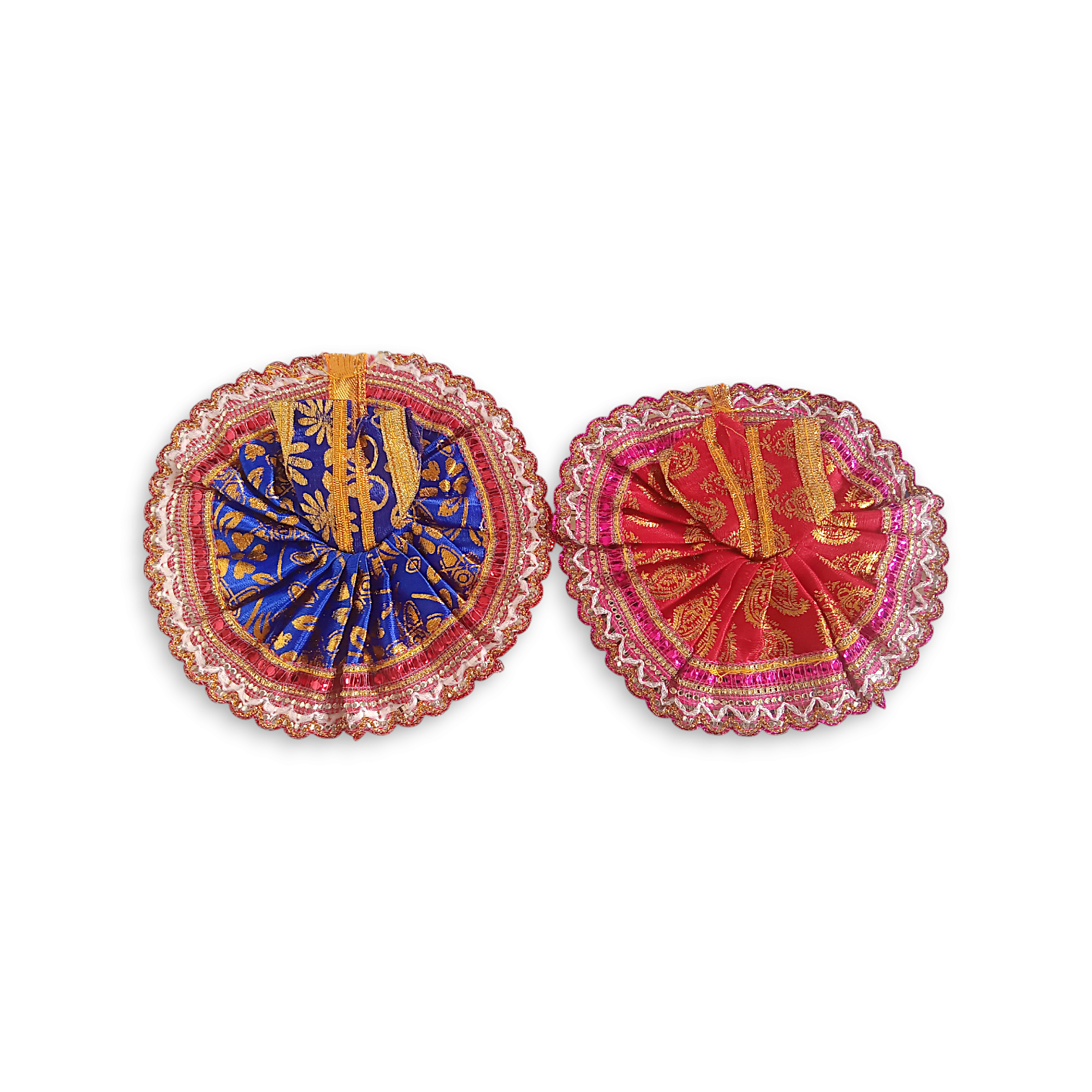 2 no Laddu Gopal Dress - Kanha Ji Dress - Handmade Beautiful Dress for Kanha Ji - Beautiful Poshak for Laddu Gopal - Combo Dress Set of 2