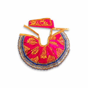 2 no Laddu Gopal Dress with Dopatta - Kanha Ji Dress - Handmade Beautiful Dress for Kanha Ji - Beautiful Poshak for Laddu Gopal - Single Pieces