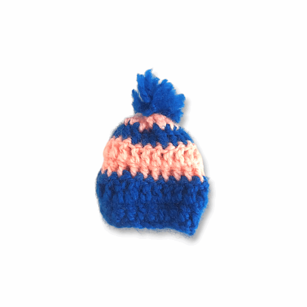 5 no Laddu Gopal Ji Handmade Woollen Dress with Cap - Beautiful Woollen Dress for Laddu Gopal Dress -  Laddu Gopal Ji Winter Special Dress - Single Piece - Image 3