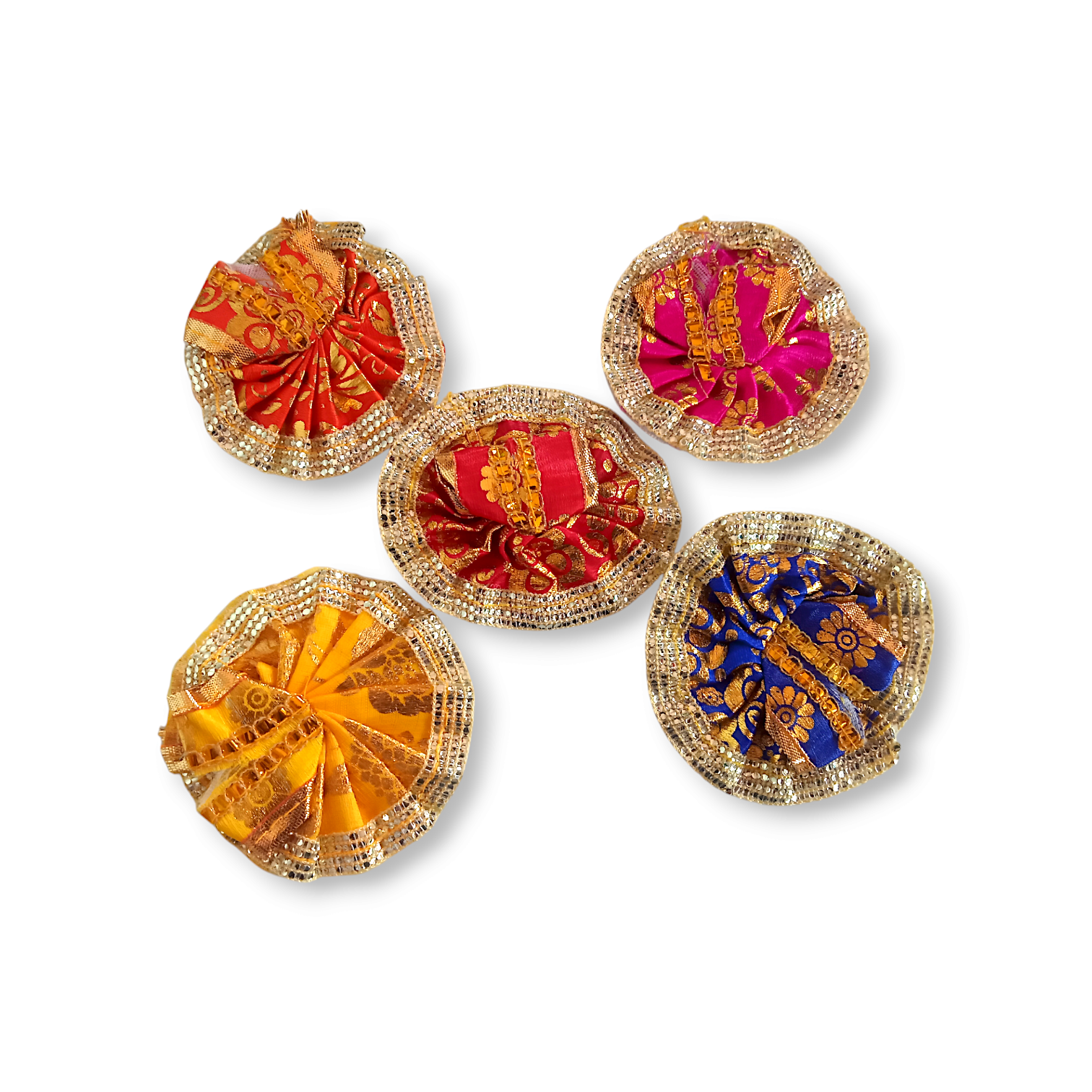0 no Laddu Gopal Dress - Kanha Ji Dress - Handmade Beautiful Dress for Kanha Ji - Beautiful Poshak for Laddu Gopal - Combo Dress Set of 5