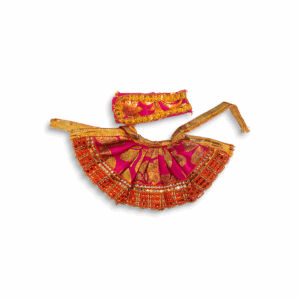 0 no Laddu Gopal Dress with Dopatta - Kanha Ji Dress - Handmade Beautiful Dress for Kanha Ji - Beautiful Poshak for Laddu Gopal - Single Pieces