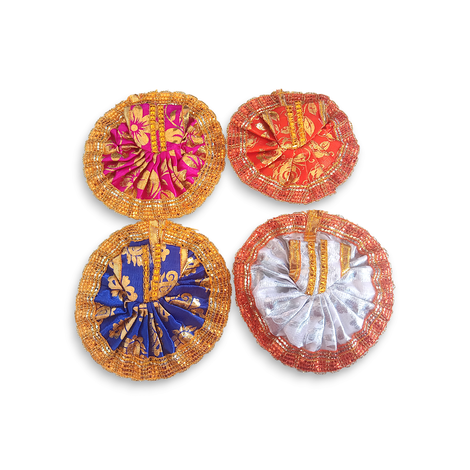 1 no Laddu Gopal Dress - Kanha Ji Dress - Handmade Beautiful Dress for Kanha Ji - Beautiful Poshak for Laddu Gopal - Combo Dress Set of 4