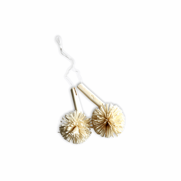 Kadam flower - Solar Kadam Flower - Kadam Ful Set of 2 - White Colour Kadam Ful For Pooja Purpose