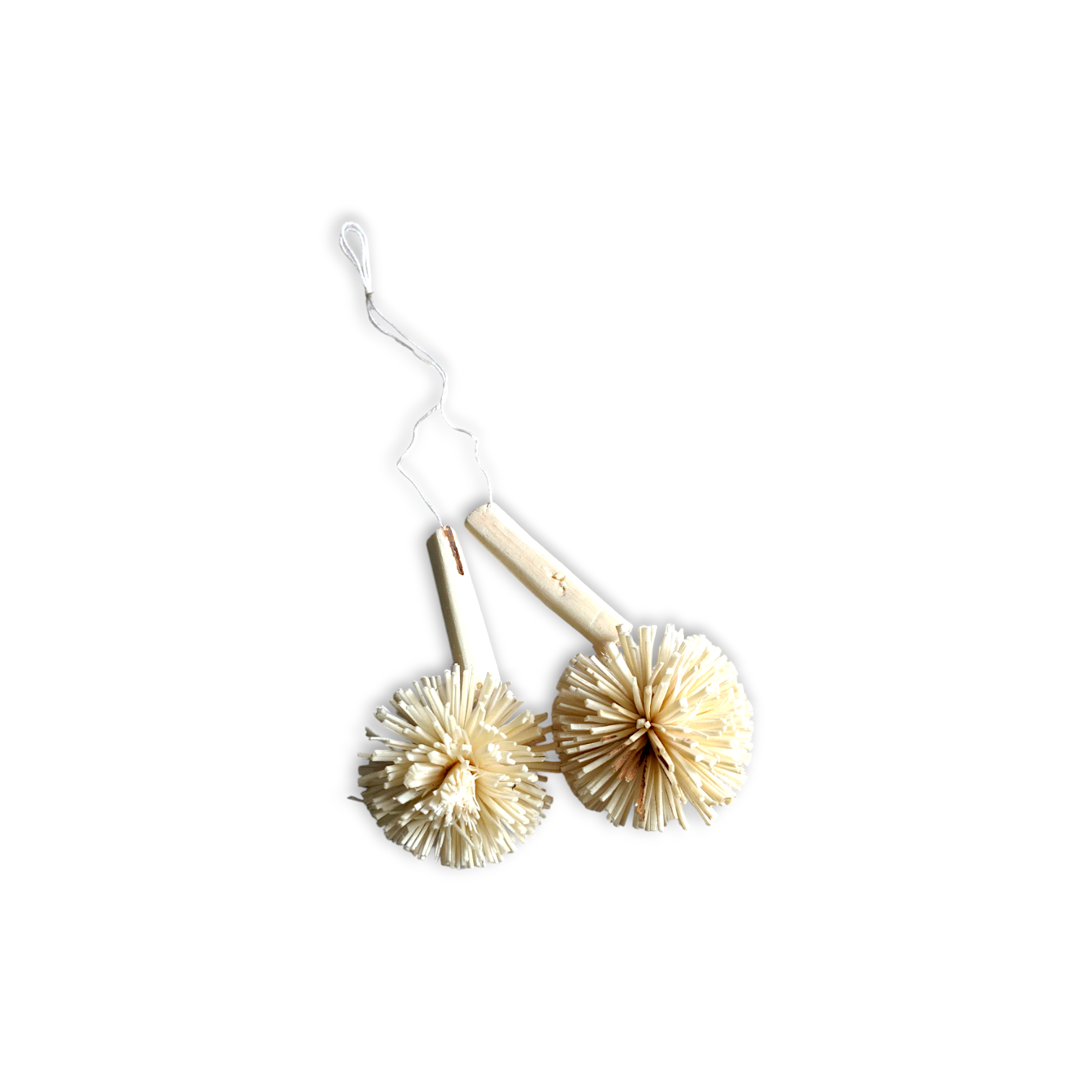 Kadam flower - Solar Kadam Flower - Kadam Ful Set of 2 - White Colour Kadam Ful For Pooja Purpose