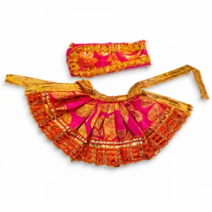 0 no Laddu Gopal Dress with Dopatta - Kanha Ji Dress - Handmade Beautiful Dress for Kanha Ji - Beautiful Poshak for Laddu Gopal - Single Pieces