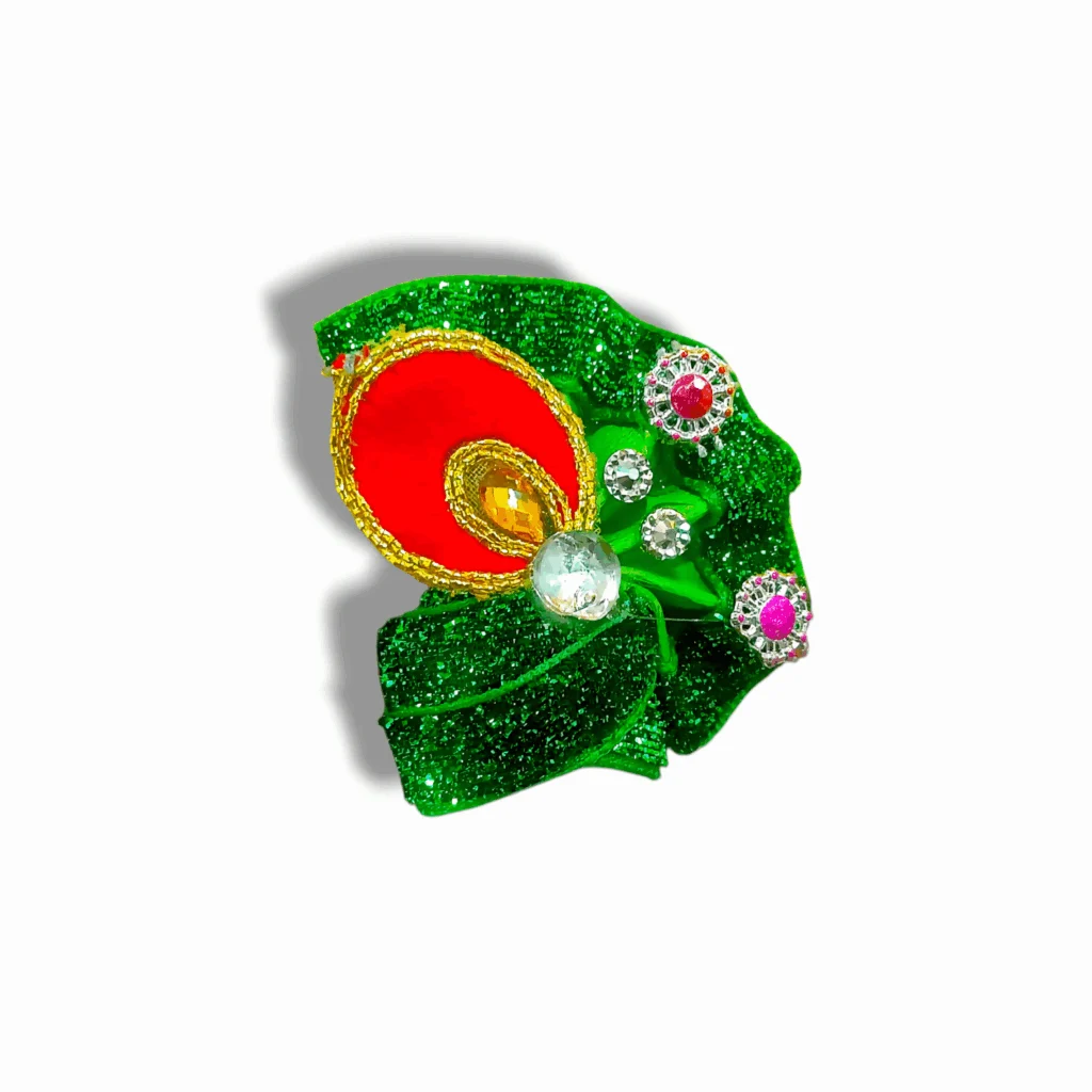Laddu Gopal Janmashtami Special Pagdi - Set Of 6 - Gopal Pagdi For Janmashtami - Laddu Gopal Multicolour beautiful pagdi - Image 2