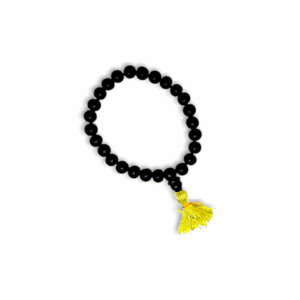 8mm Round 100% Natural Beads Karungali Bracelet - Unpolished Ebony Wood Karungali - Natural Beads Karungali Bracelet