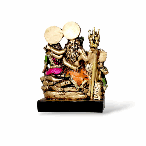 Shiv parivar Parvati Mahadev Family Idol -  Beautiful Shiv Parivarti - Bhagwan ka Murti Mandir Pooja Outdoor Garden Statue Living Room God Gift - Image 2