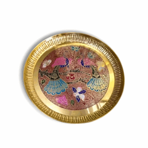 Brass Pooja Plate - Brass Plate For Puja and Home Decor