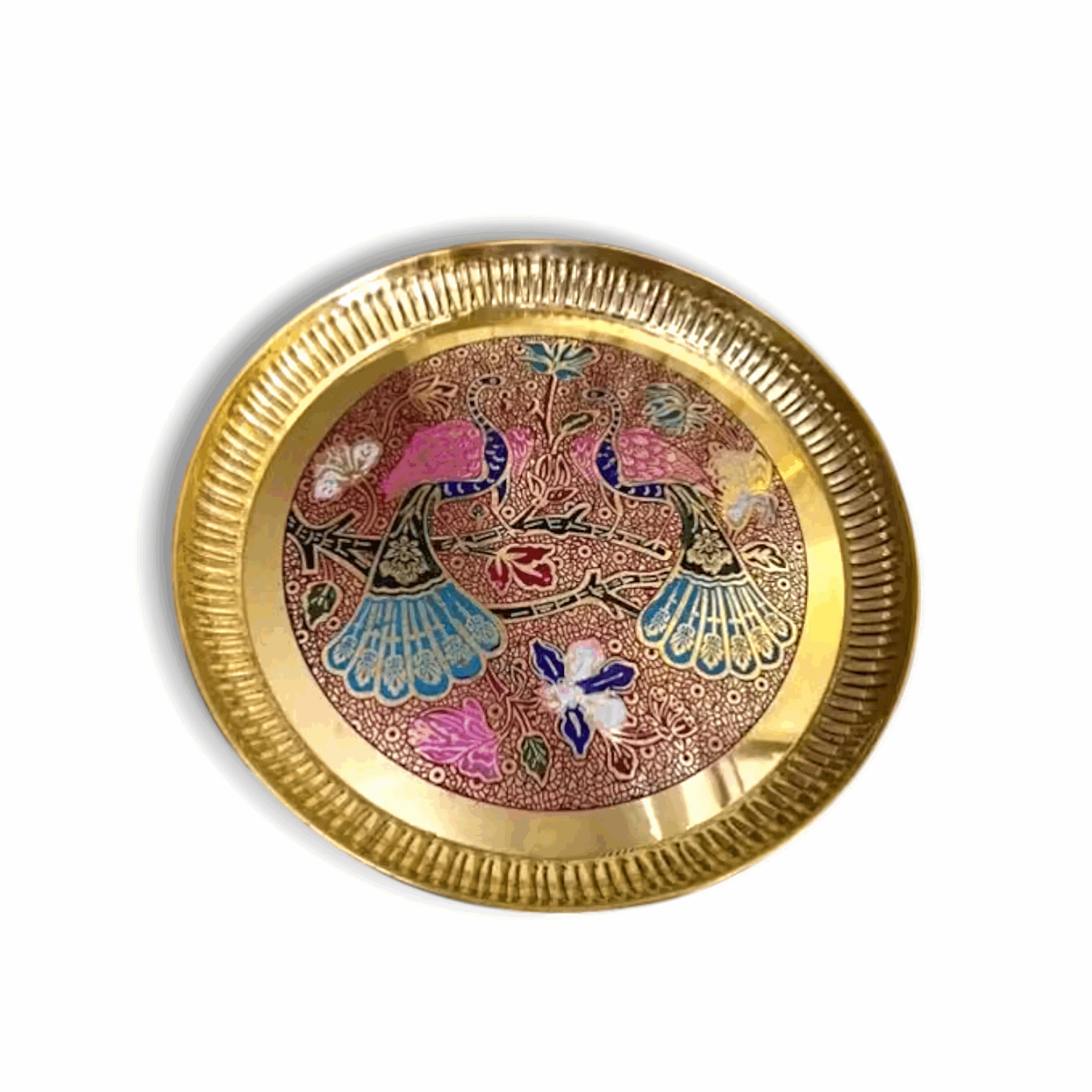 Brass Pooja Plate - Brass Plate For Puja and Home Decor