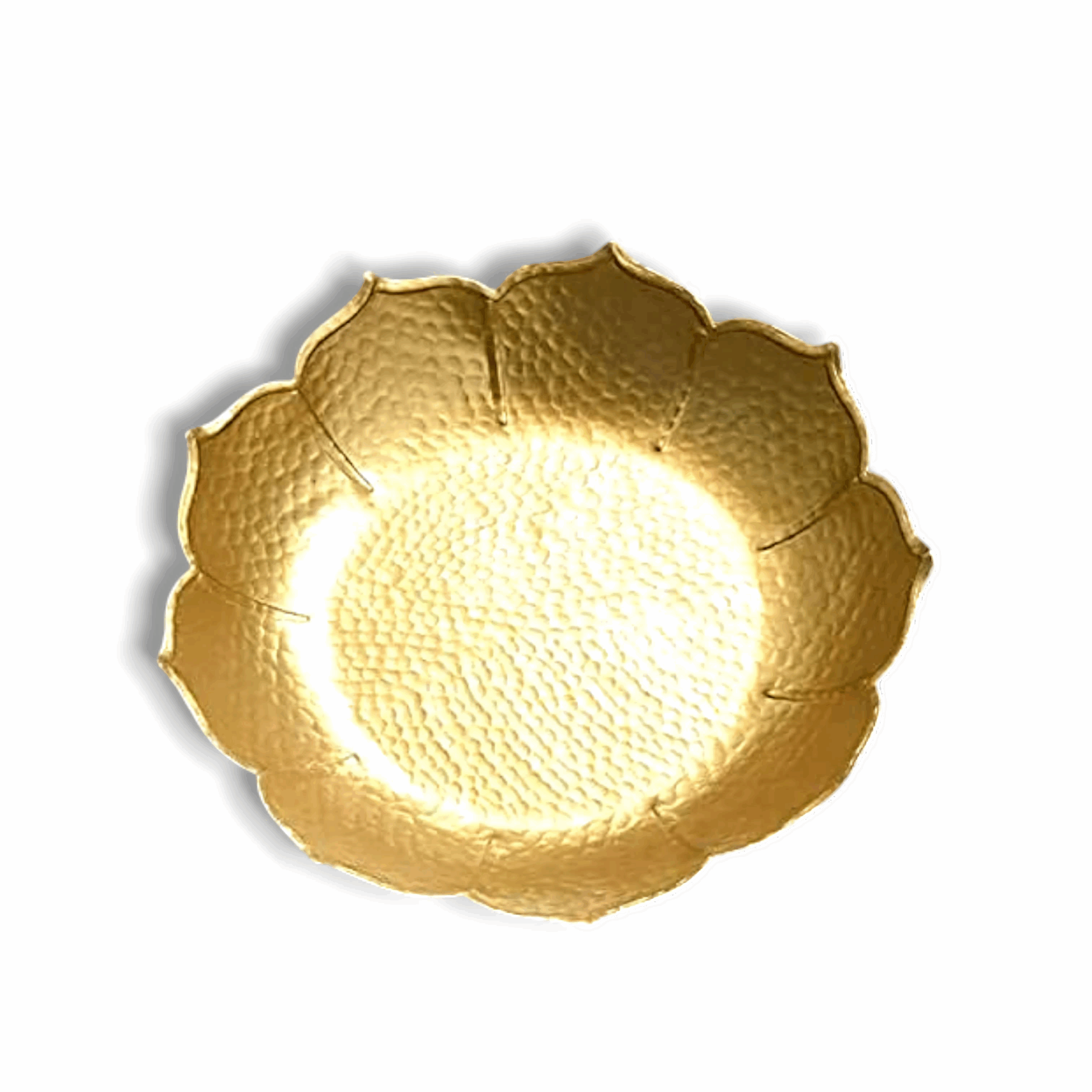 Beautiful Handcrafted Lotus Bowl - Decorative Bowl for Home , Office And  Table Decor -  Bowl for Diwali, Floating Flowers and Tea Light Candles