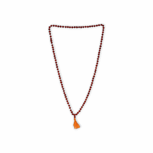 5 Mukhi (4 mm) Rudraksha Mala 180 Beads -Small Beads Rudraksha Mala - Brown Colour Rudraksha Mala - Wearing and Japa Mala - for Men & Women