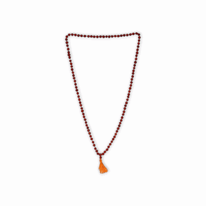5 Mukhi (4 mm) Rudraksha Mala 180 Beads -Small Beads Rudraksha Mala - Brown Colour Rudraksha Mala - Wearing and Japa Mala - for Men & Women