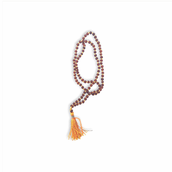 5 Mukhi 4mm Rudraksha Mala 180 Beads - Small Beads Rudraksha Mala - Panch Mukhi Rudraksha Mala Wearing and Japa Mala - for Men & Women - Image 2
