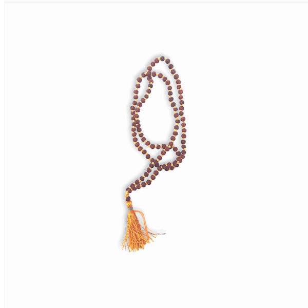 5 Mukhi 4mm Rudraksha Mala 180 Beads - Small Beads Rudraksha Mala - Panch Mukhi Rudraksha Mala Wearing and Japa Mala - for Men & Women - Image 2