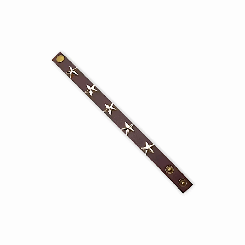 5 Mukhi (2 mm) Rudraksha Mala 180+1 Beads - Small Beads Rudraksha Mala - 5 Mukhi Rudraksha Mala - Brown Leather Hip Hop Wristband Mens Bracelet - Image 4