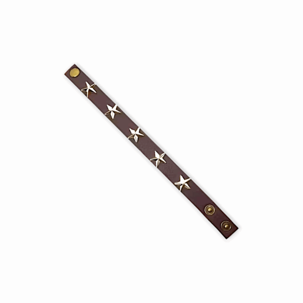 5 Mukhi (2 mm) Rudraksha Mala 180+1 Beads - Small Beads Rudraksha Mala - 5 Mukhi Rudraksha Mala - Brown Leather Hip Hop Wristband Mens Bracelet - Image 4