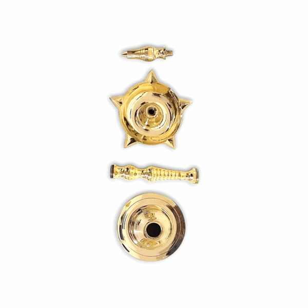 Kerala Diyas For Pooja -  Diwali Decorations For Home, Mandir, Temple, Festival - Brass  Samai Diya  Set of 2. - Image 3