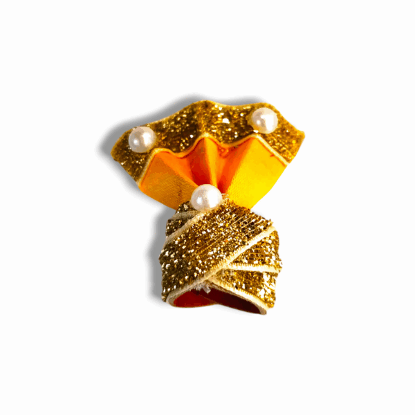 0 No Laddu Gopal Pagdi - Set Of 6 - Khana ji Mukut For Janmashtami - 5 Colour Mukut For Laddu Gopal - Pack Of 6 - Krishna Shringer - Image 2