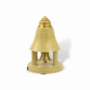 Brass Automatic Pooja Bell for Pooja - Electric Puja Ghanti-  Ghanta - Brass Pooja Bell - Continuous Rhythmic Sound