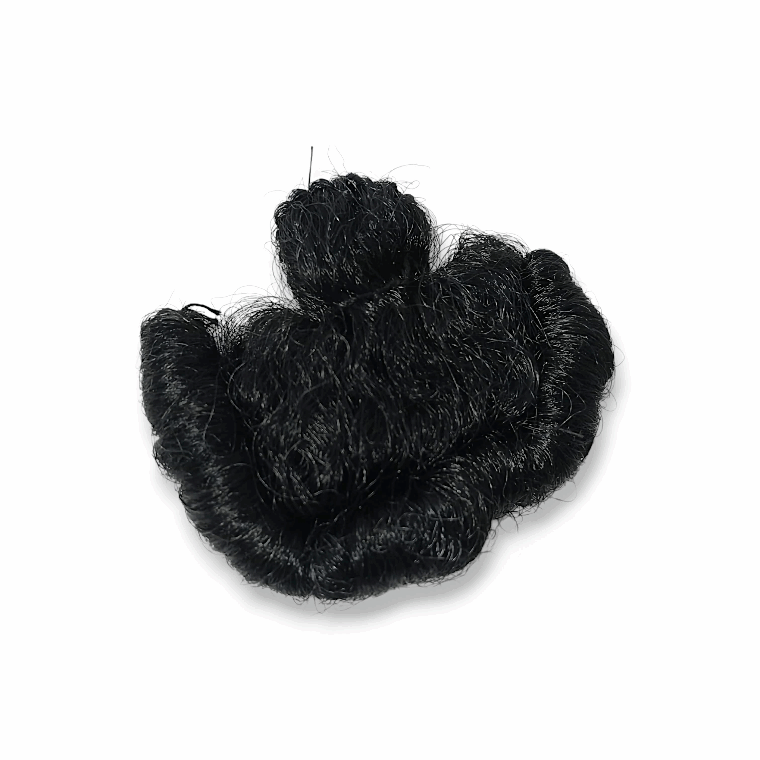 4 no. Laddu Gopal Ji Hair - Curly Hair Sringar for Laddu Gopal - Bal Gopal Kanha Hairwig Pack of 1Pieces