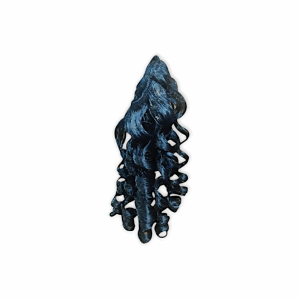 0-1 no. Laddu Gopal Ji Curly Hair - Curly Hair Sringer for Laddu Gopal - Radha Krishna Brass or Marble Idol According to Their Size - Image 2