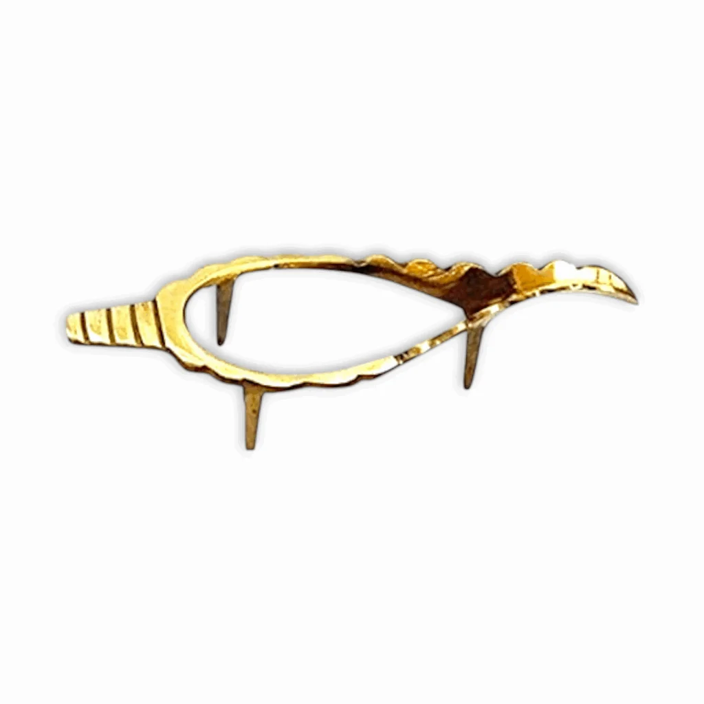 Pure Brass Small Shankh Stand for Pooja - Shankh Brass Stand - 11 cm Stand for Small Pooja Sankha