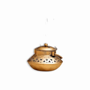 Burner Dhoop Pot - T-Light Candle Holder For Puja And Decorative - Classic Small Degchi Dhoop Dani